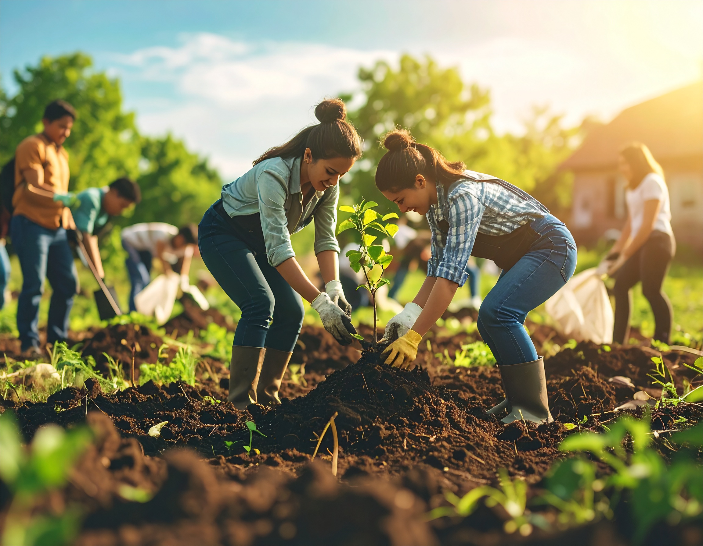 Firefly Create Images For Volunteering Internship For An Ngo. Helping Developing Community 705343